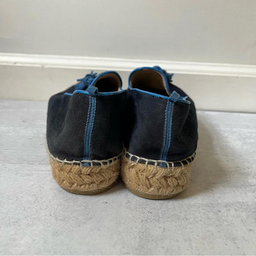 BODEN Suede Espadrille Shoes Tassel 42